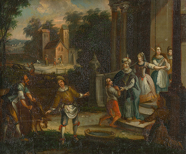 Stredoeurópsky maliar - diletant z konca 18. storočia – Návrat márnotratného syna 