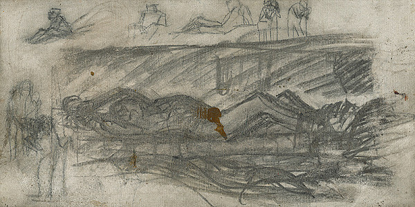 Ladislav Mednyánszky – Study of a Bound Slave and Other Motifs 