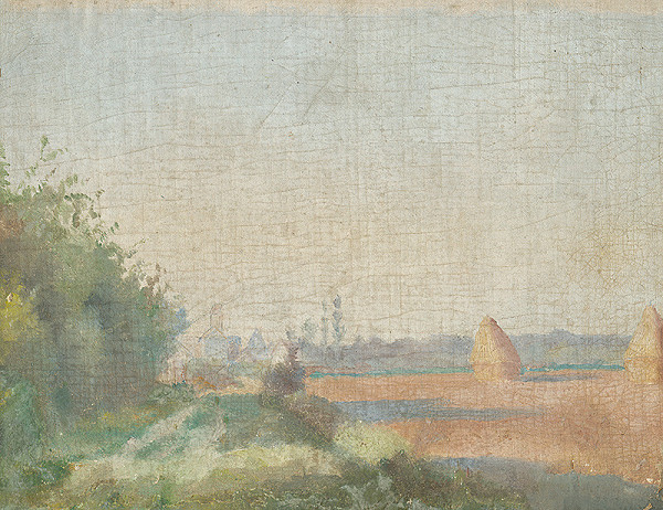 Ladislav Mednyánszky – Study of Summer Landscape 