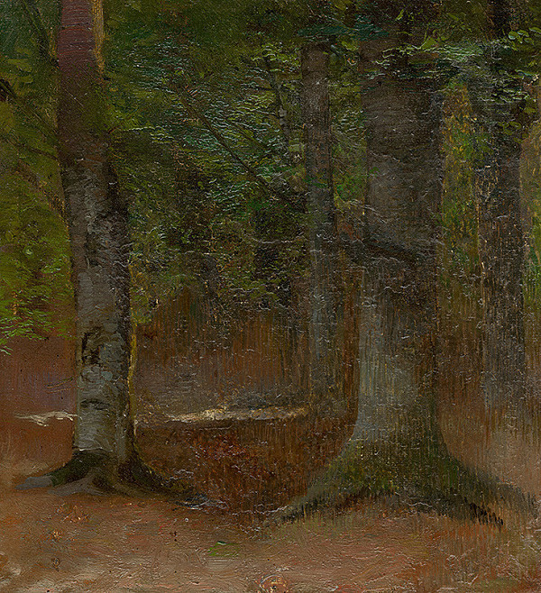 Ladislav Mednyánszky – Study of Forest 