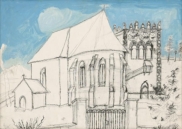 Margita Czóbelová – Pohľad na Strážky 