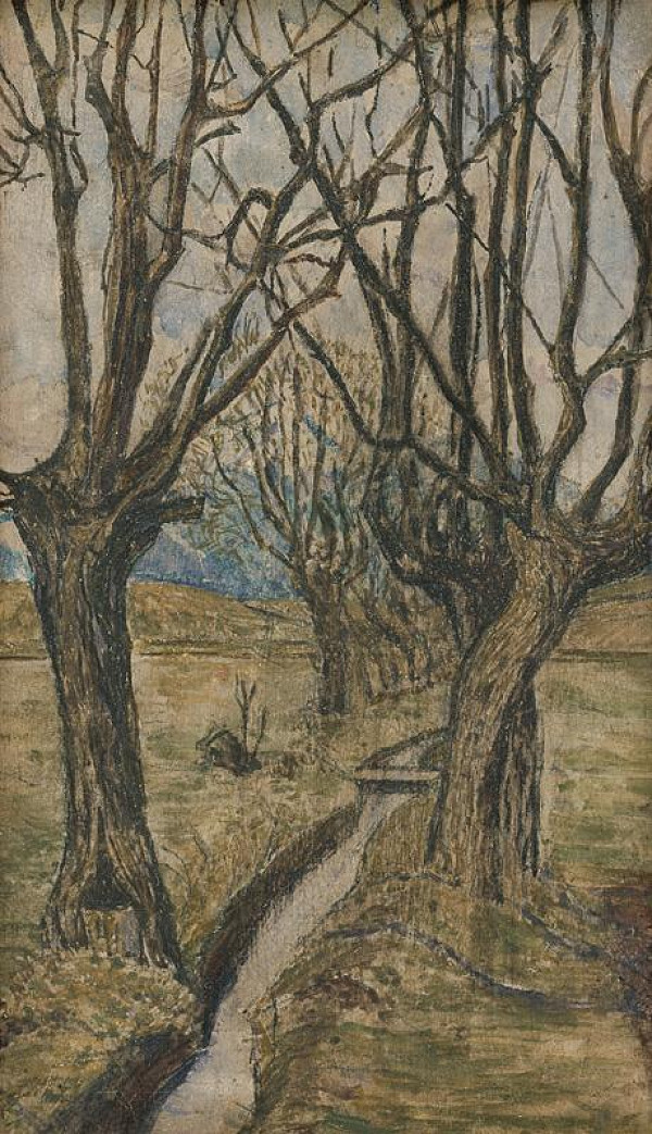 Margita Czobelová – Vŕby pri potôčiku 