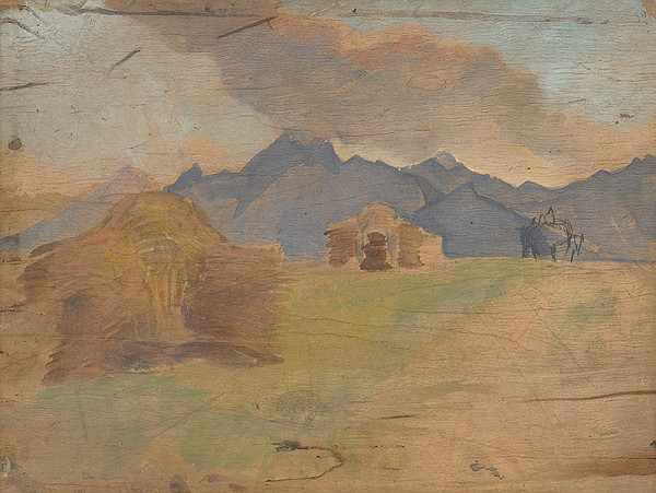 Margita Czobelová – Po žatve pod Tatrami 