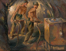 Gejza Angyal – Dvaja baníci 