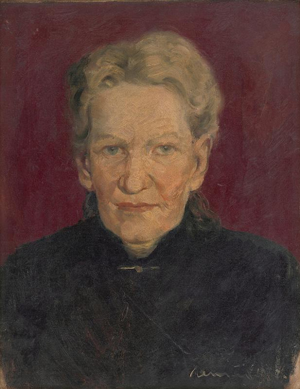 Július Nemčík – Portrét starej ženy 