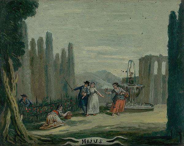 Slovenský maliar z 18. storočia, Neznámy maliar – Alegória mesiaca máj 