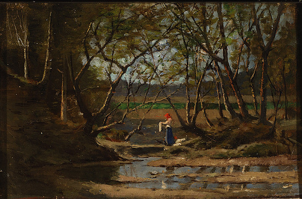 Ferdinand Katona – Dievča pri potoku 