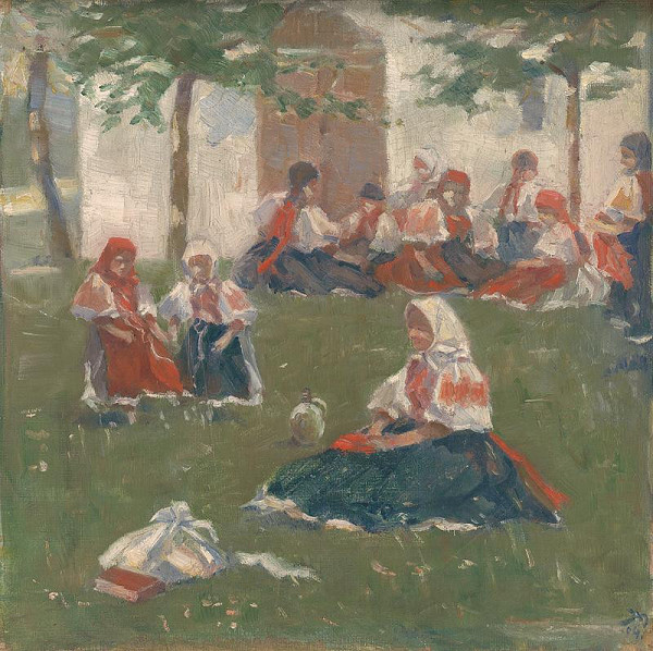 Jaroslav Augusta – Pred kostolom 