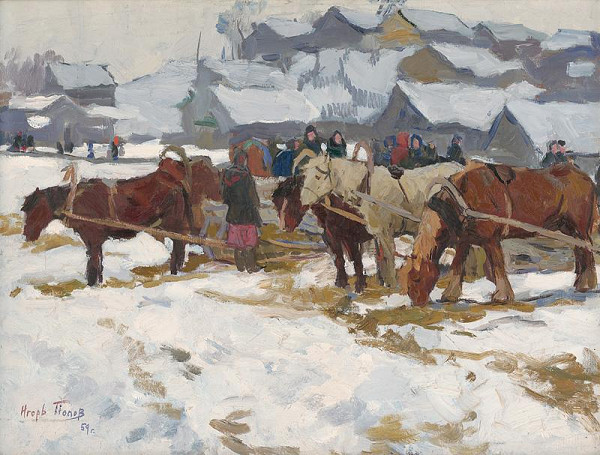 Igor Alexandrovič Popov – Bazár v Pereslavli - Zaleskom 