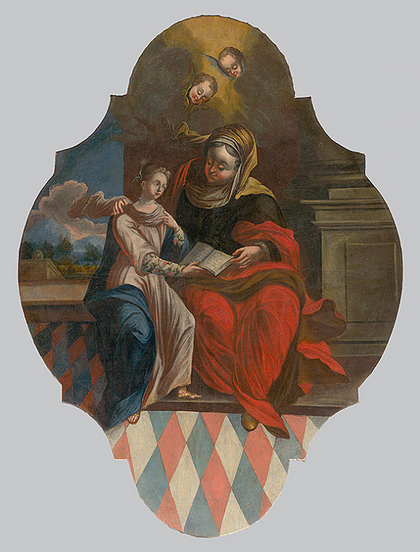Slovenský maliar a rezbár z 18. storočia, Neznámy autor – Saint Anne with Mary 