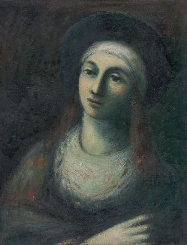 Ján Mudroch – Žena v čiernom klobúku 