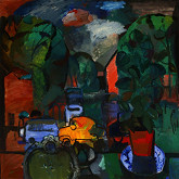 Indulis Augustovič Zariň – Cez park 