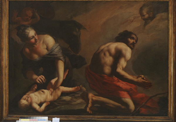 Antonio Zanchi – circumcision of the Son of Moses 