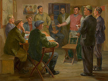 Viera Kraicová – Porada necpalských družstevníkov 