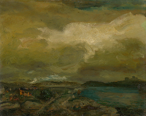 Gusztáv Magyar-Mannheimer – Landscape during Storm 