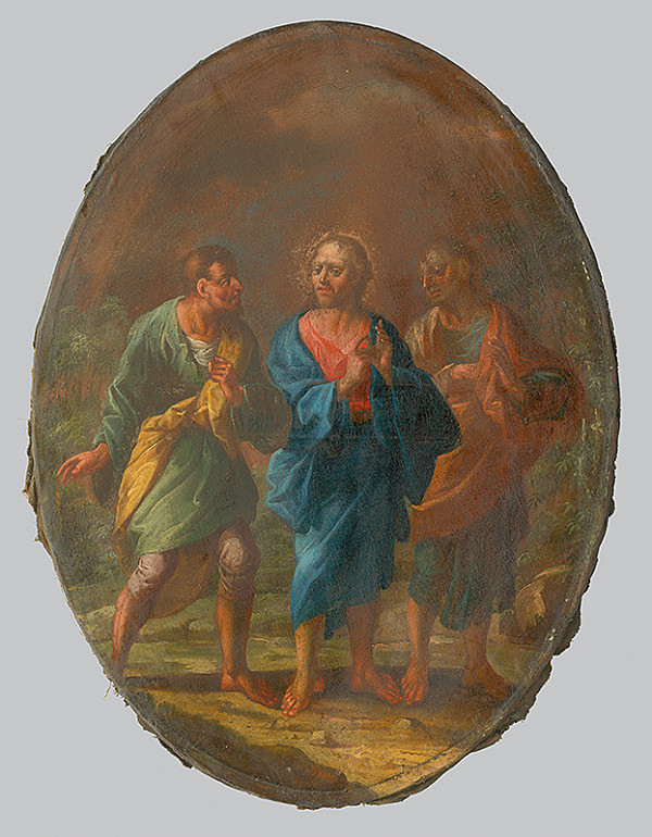 Slovenský maliar po polovici 18. storočia, Neznámy maliar – Kristus na ceste do Emauz 