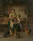 Hermann Bever – Krájanie chleba 