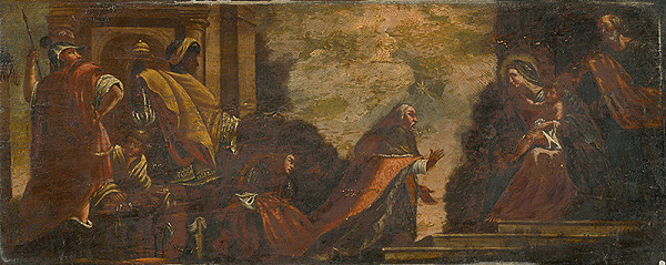 Stredoeurópsky maliar z 1. polovice 19. storočia – Kľaňanie troch kráľov 