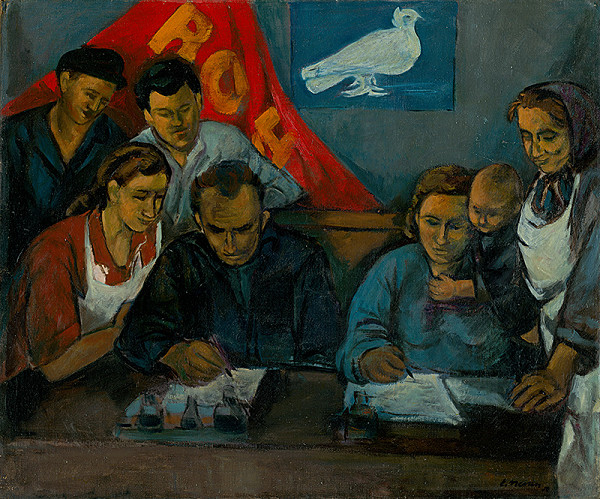 Eugen Nevan – Podpis mierovej štokholmskej výzvy 