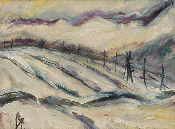 František Studený – Krajina z Tisovca 