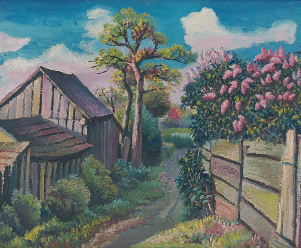 Štefan Prohászka-Tallós – Cesta na kraji dediny 