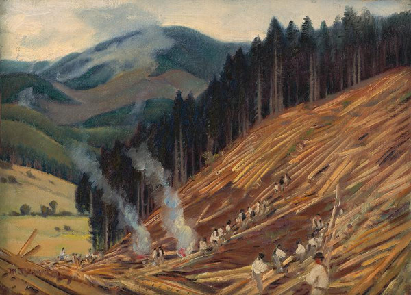 Martin Benka – Drevorubači 