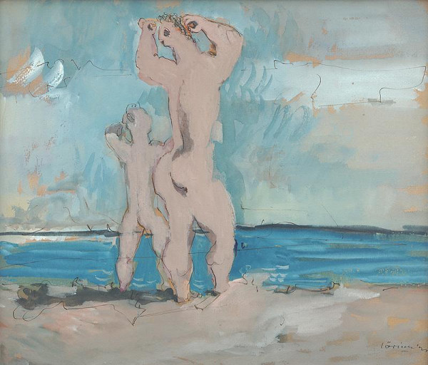 Július Lörincz – Na pláži 