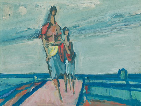 Július Lörincz – Matka s dcérou I. 