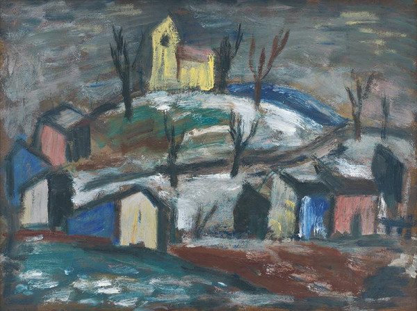 Ernest Zmeták – Krajina s kostolíkom