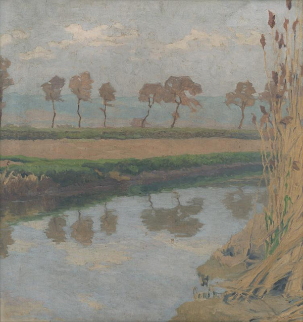 Július Koreszka – Mŕtve rameno Dunaja pri Bratislave 