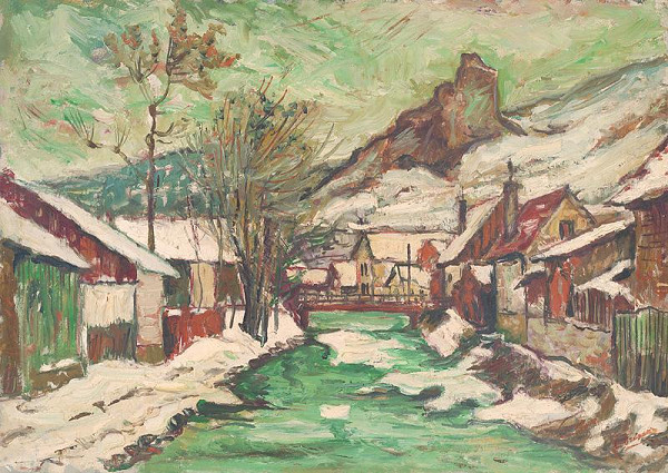 Ľudovít Bránsky – Považie II (Winter in Malazice) 