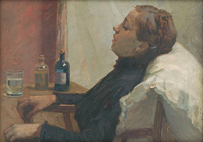 Elemír Halász-Hradil – Sick Woman 
