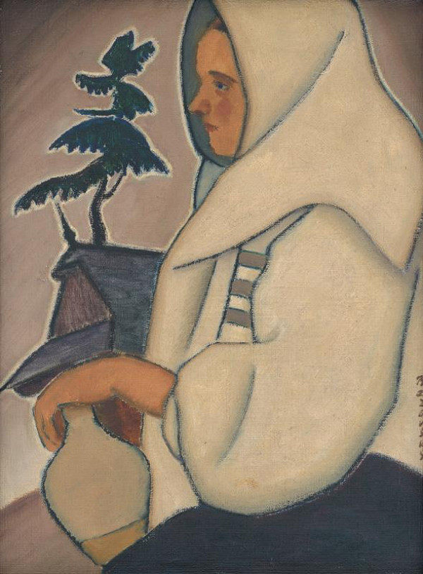 Miloš Alexander Bazovský – Žena s krčahom 