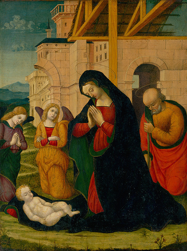 Taliansky maliar z 15. - 16. storočia – Narodenie Krista 