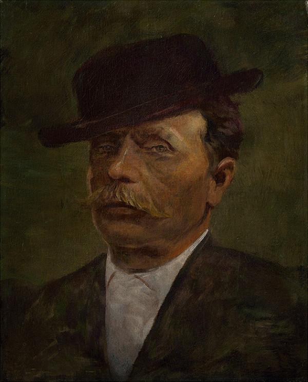 Ladislav Mednyánszky – Starší muž s fúzikmi 