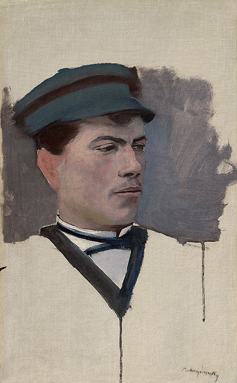 Ladislav Mednyánszky – Portrét mladého muža 