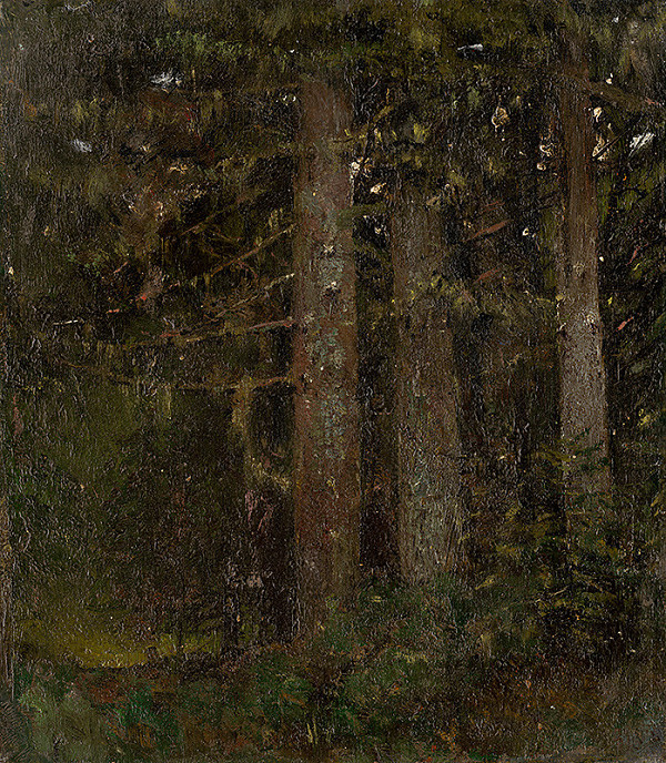 Ladislav Mednyánszky – Vnútro lesa II. 