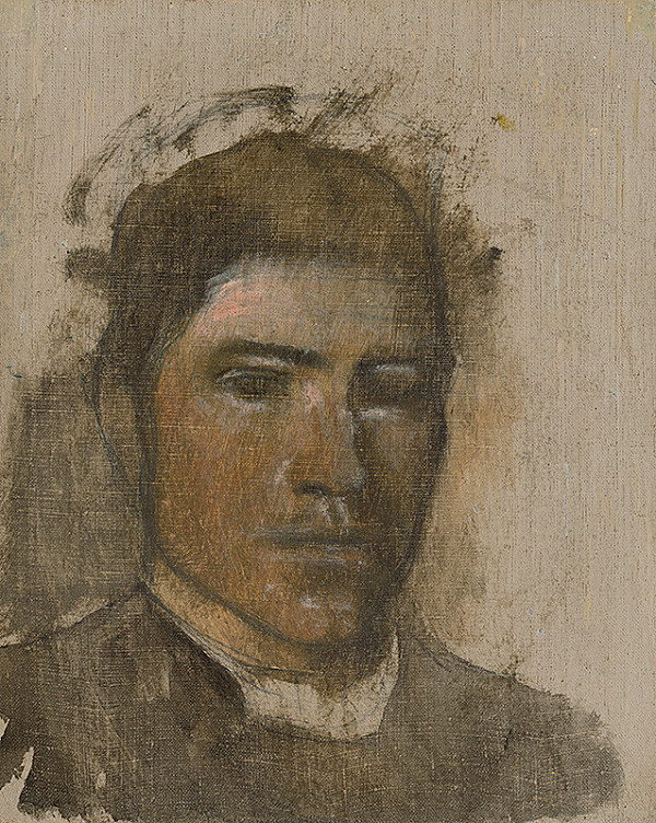 Ladislav Mednyánszky – Portrét prostovlasého chlapca 