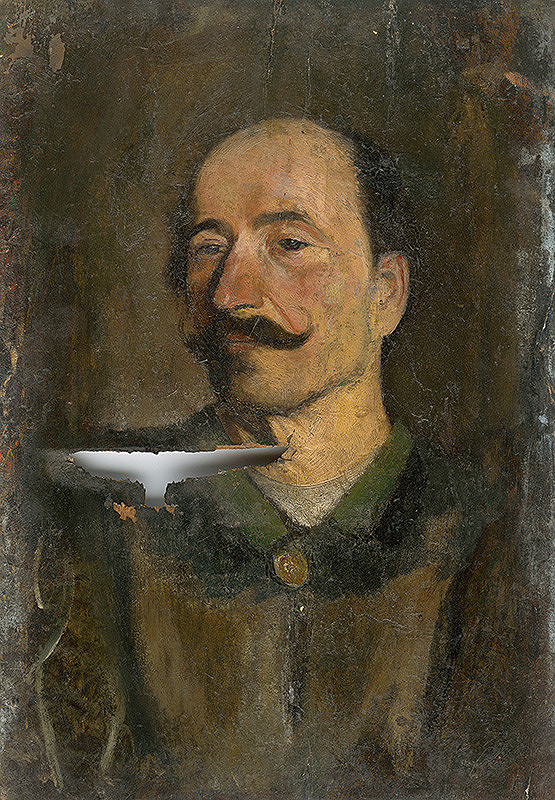 Ladislav Mednyánszky – Portrét muža 