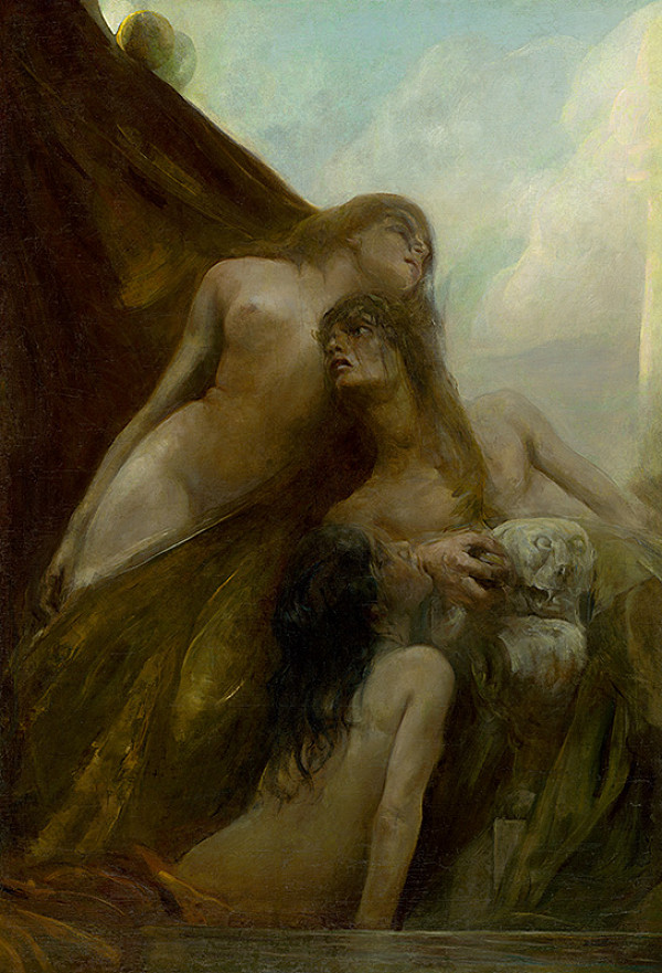 Neznámy stredoeurópsky maliar – Mytologická scéna 