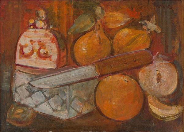 Endre Nemes – Zátišie s nožom 