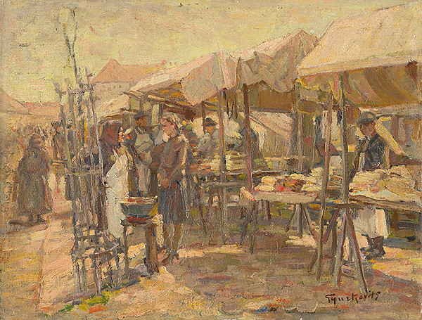 František Gyurkovits – Trh v Lučenci