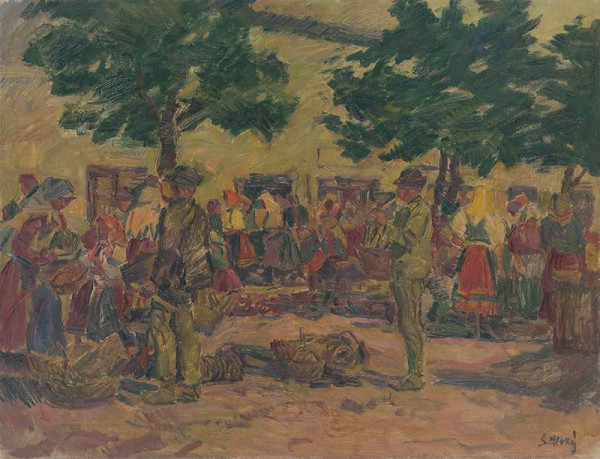 Gustáv Mallý – Pezinský trh 