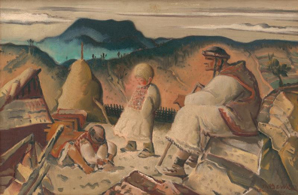 Martin Benka – Motif from Detva 