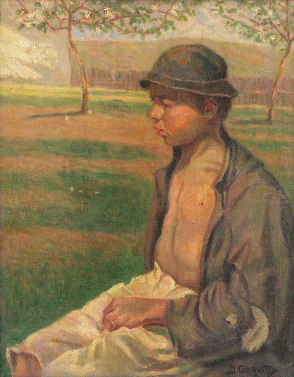 Jaroslav Augusta – Štúdia cigánskeho chlapca 