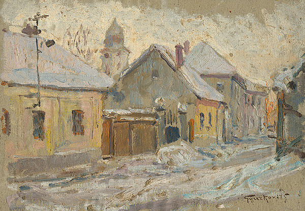 František Gyurkovits – Zima v Lučenci 