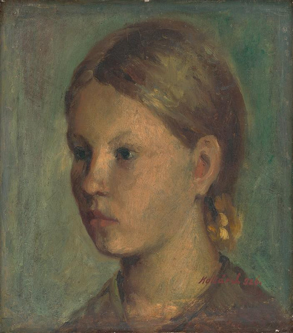 Jozef Kollár – Štúdia dievčenskej hlavy