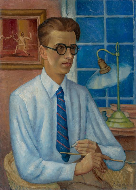 Štefan Bednár – Autoportrét 