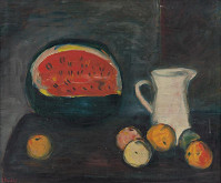 Jozef Šturdík – Zátišie s melónom 