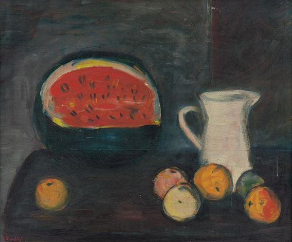 Jozef Šturdík – Zátišie s melónom 